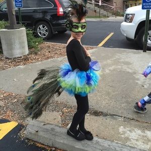 Girls Peacock Costume